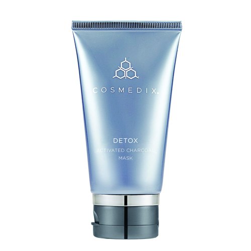 COSMEDIX Detox Activated Charcoal Mask for Face - Deep Exfoliating Facial Mask for Daily Impurities, Oil, Dirt, Dead Skin & Residue - Gentle for Sensitive Skin - Activated Charcoal & Kaolin Clay
