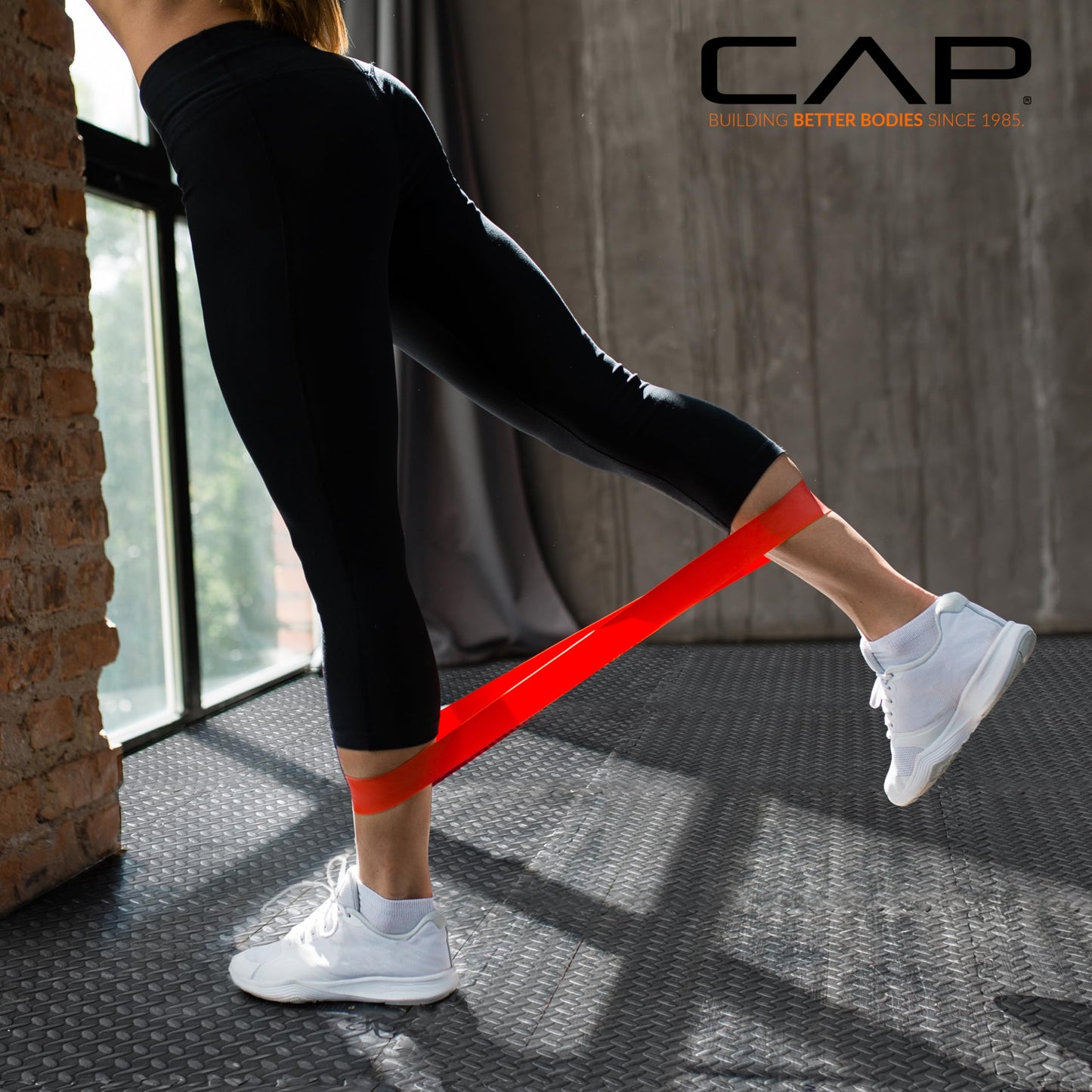 CAP Barbell 3/4-Inch Interlocking EVA Foam Exercise Puzzle Mats - 3 Pack | 24" x 24" x 3/4" | T Pattern - Black