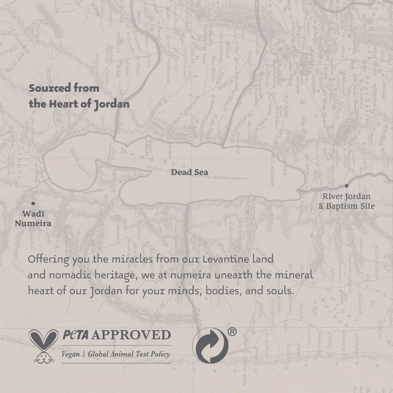 Numeira Dead Sea Mud Mask for Face & Body with Trace Minerals - Harvested from Jordan - Pore Reducer Mud Mask for Acne Skin - Gentle Dead Skin Remover for Face - Hydrating Facial Mask