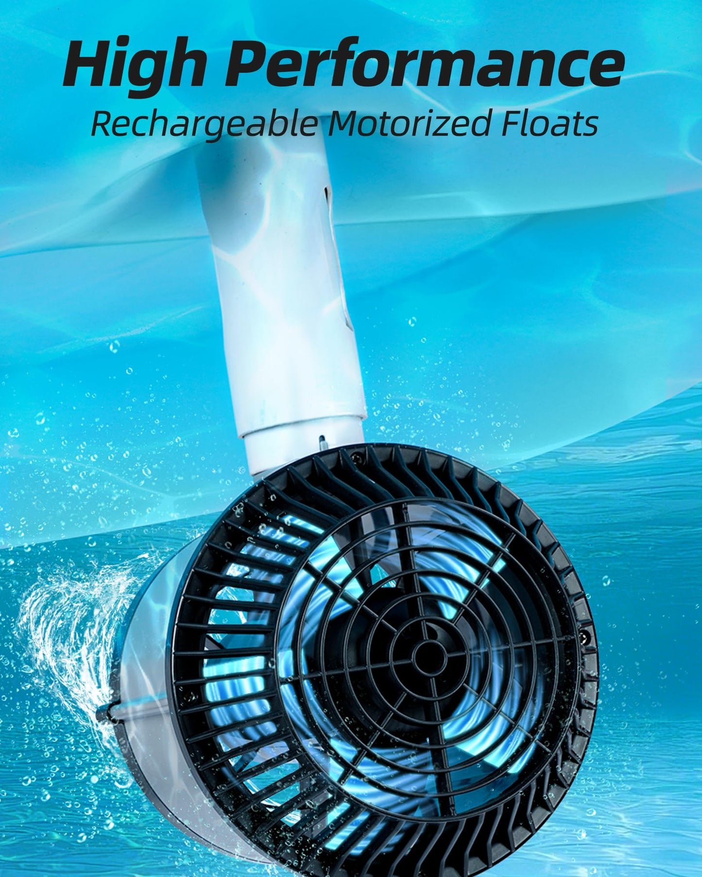 AirMyFun Motorized Pool Float, Inflatable Pool Float, Motorized Pool Lounger with 4500mAh Capacity Battery, 90min Runtime on Full Charge, Motorized Pool Floats for Adults, Suitable for Home Pools