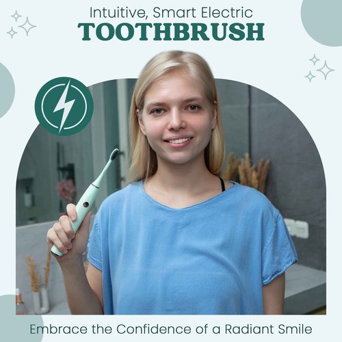 Appafresh Sonic Electric Toothbrush for Adults – Battery Powered Tooth Cleaning Brush with Timer, 5 Modes & 3 Intensity Levels – Long-Lasting 90-Day Battery Life