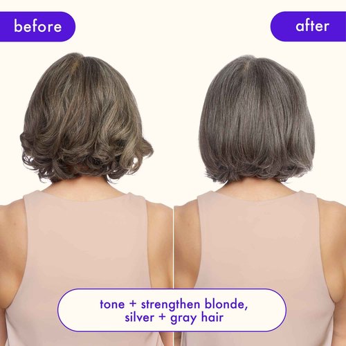 amika bust your brass cool blonde strength repair conditioner, 1000ml
