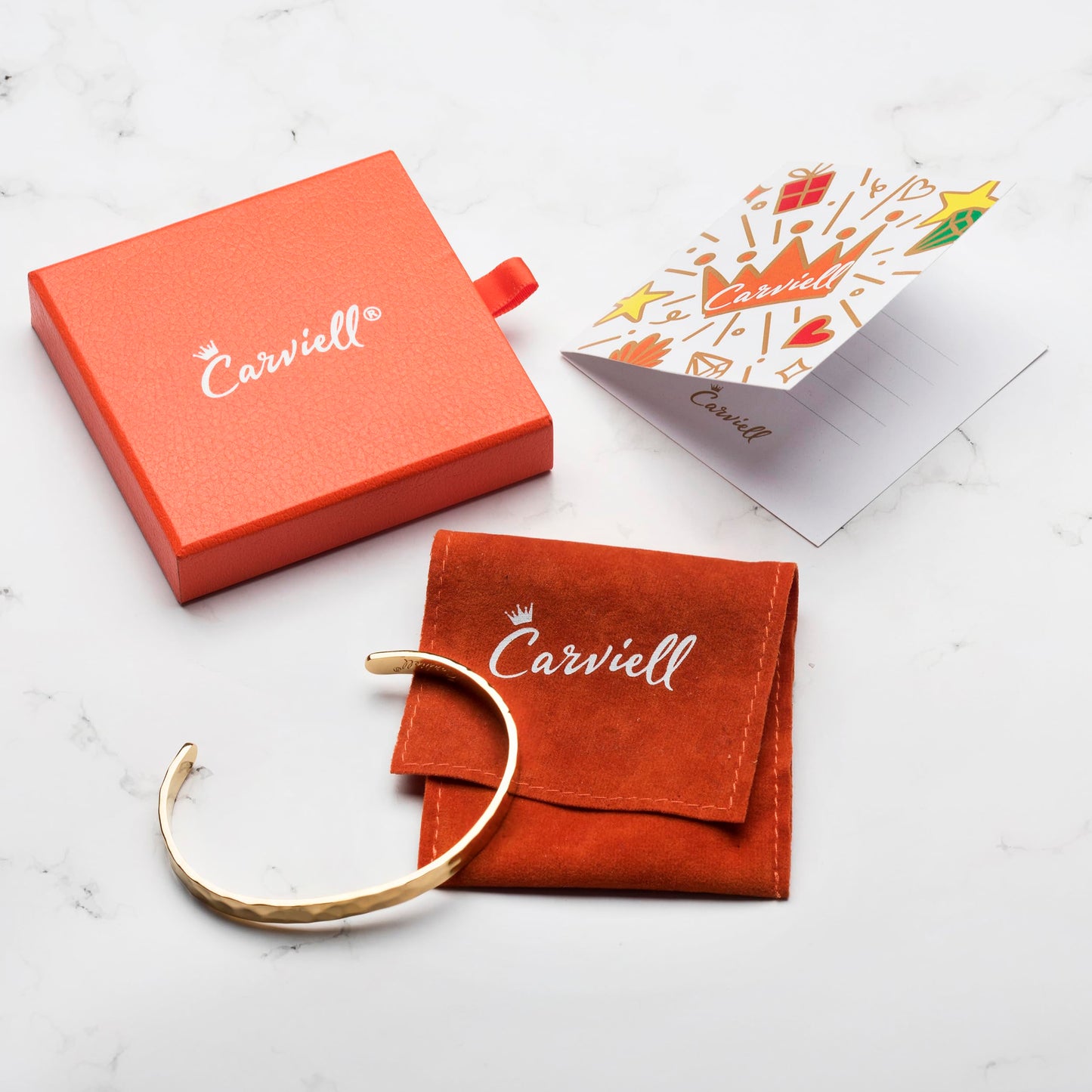 Carviell Gold Bracelet for Daughter from Parent Mom or Dad, Always My Daughter Forever My Friend, Stainless Steel Engraved Cuff, Birthday Christmas Graduation Gift, Sentimental Jewelry for Women