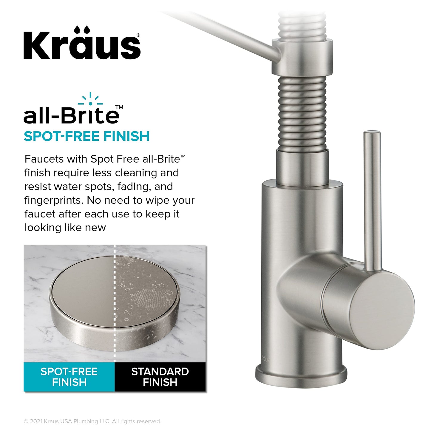 KRAUS Bolden Touchless Sensor Commercial Style 2-Function Single Handle Pull Down Kitchen Faucet in Spot-Free Stainless Steel, KSF-1610SFS