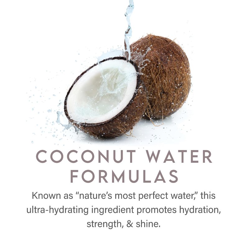 ALURAM Coconut Water Smoothing Cream, Frizz-Free Shine for All Hair Types, 6 Fl Oz