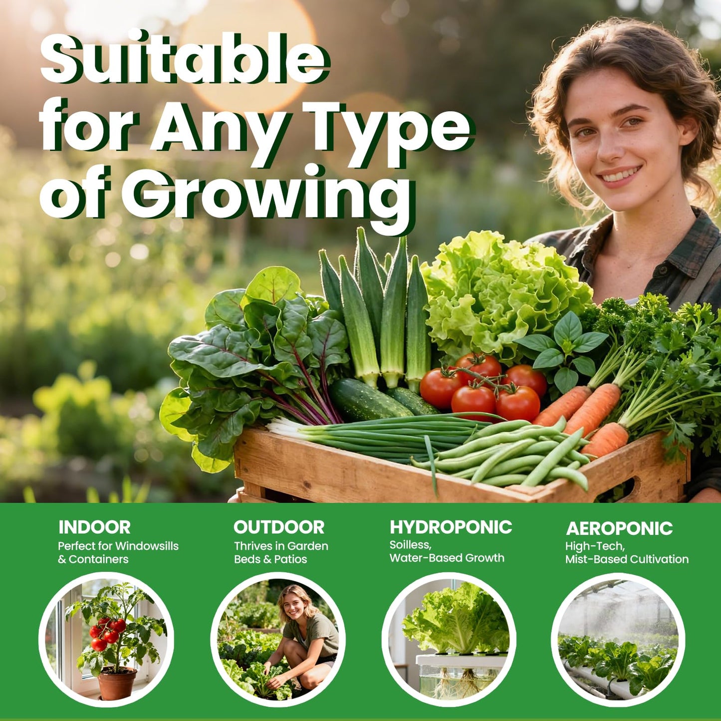 35 Heirloom Seeds Variety Pack - 21000+ Seeds for Planting Vegetables and Fruits, Home Garden Seeds for Hydroponic, Indoor and Outdoor, Unique Garden Starter Set Gift for Mother, Women...
