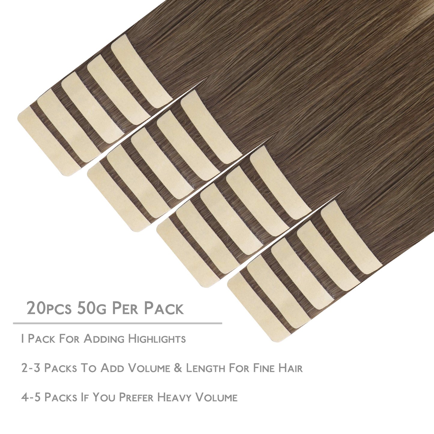 WENNALIFE Tape in Hair 9/60