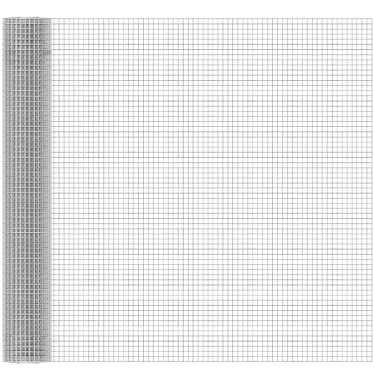 16in x 50ft 19 Gauge Hardware Cloth 1/2 Inch Mesh Roll - Galvanized Chicken Wire Fencing for Garden Fence, Poultry Netting, Gopher Barrier, Animal Cage Screen, Chicken Wire Craft Projects