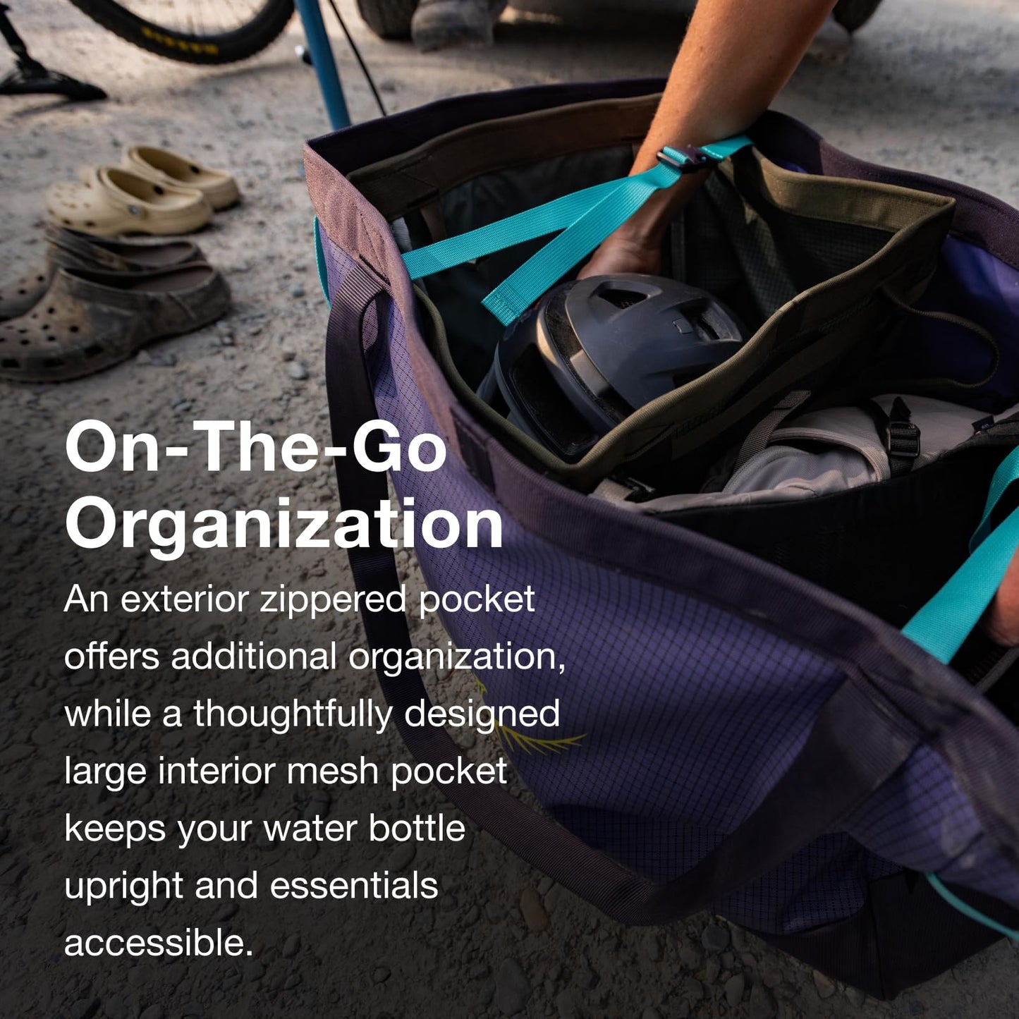 Osprey Transporter 60L Heavy Duty Gear Tote, Pine Leaf
