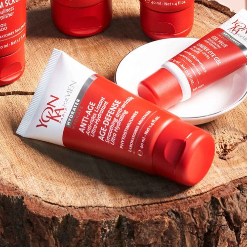 YonKa Mens Age Defense Moisturizer | Anti-Aging Daily Face Lotion for Dry and Mature Skin | Prevent Wrinkles with Nutrient Rich Creme | 1.4 fl oz