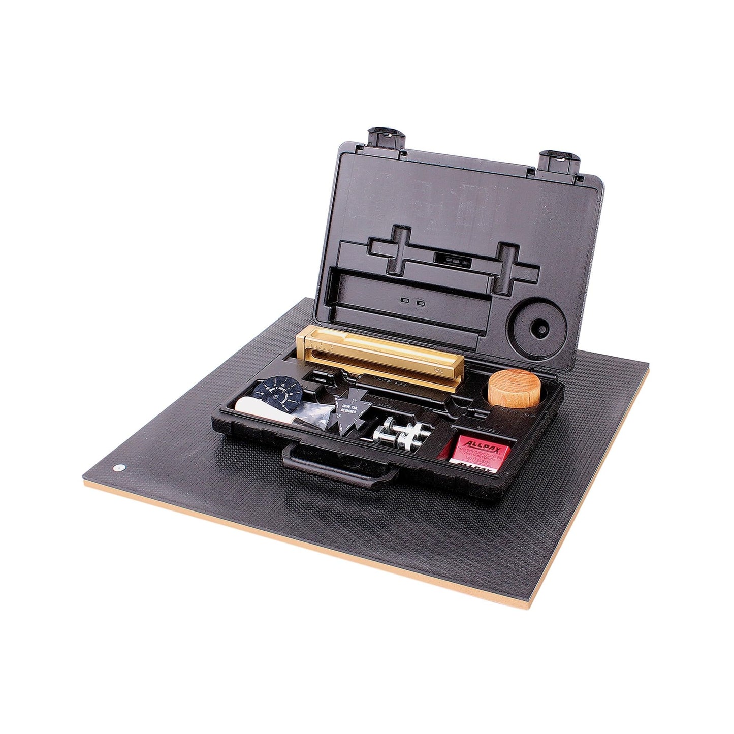 Allpax Heavy-Duty Gasket Cutter 0 - 13" Diameter w/ Premium Brass Cutter Block and Cutting Board, Steel Extension Bars and Rugged Storage Case (AX6010)