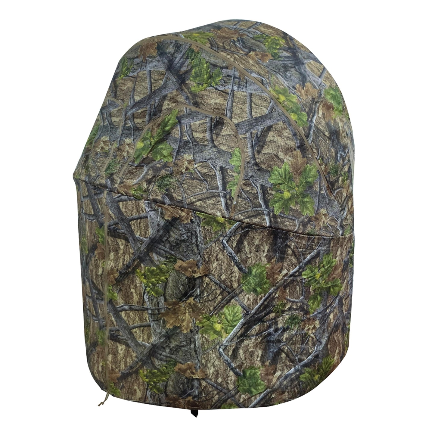 2-Person See-Through Hunting Ground Blind with Dual Built-in Chairs – Pop-Up Camouflage Tent for Deer Turkey, and Game Hunting