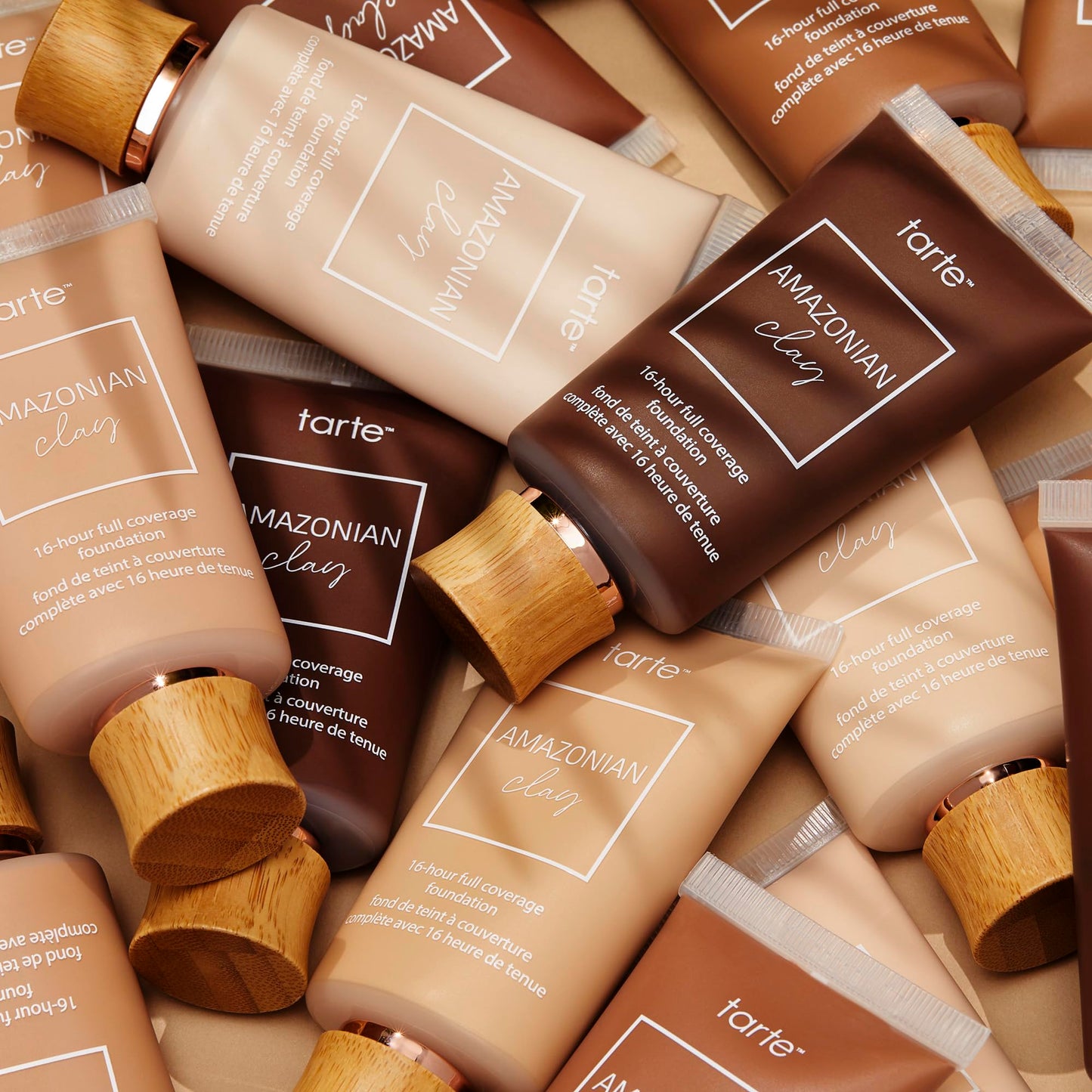 tarte Amazonian clay 16-hour Full Size coverage foundation – Matte Finish Foundation, Vitamin E for Hydration & Smooth Looking Skin, Vegan & Cruelty-Free, full size, tan-deep honey