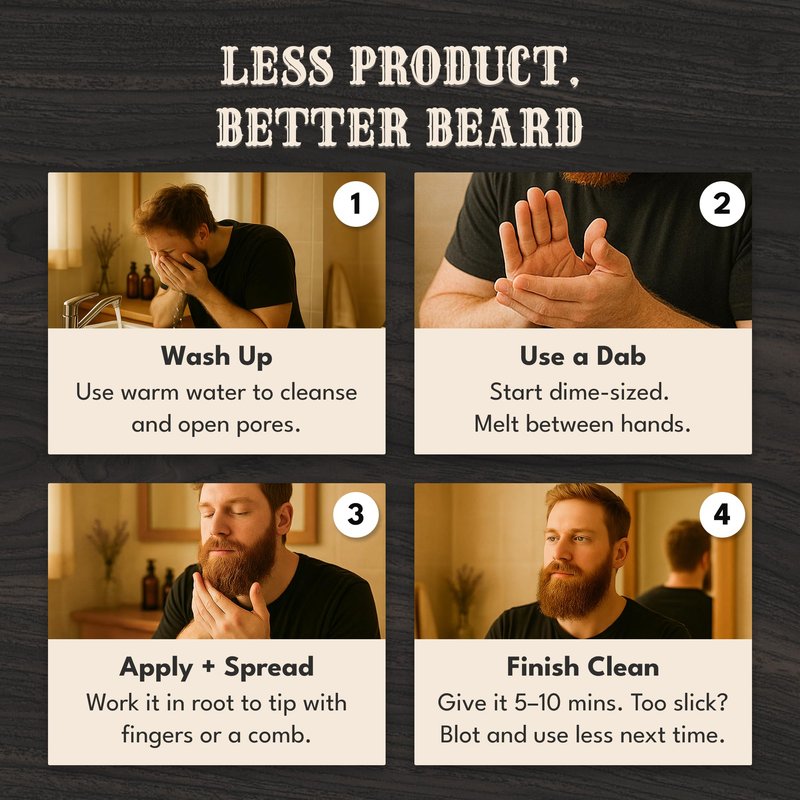 Bronmans Beef Tallow Beard Butter for Men - 4oz - Hydrating Unscented Beard and Skin Balm with Shea Butter - Deeply Moisturizing Tallow
