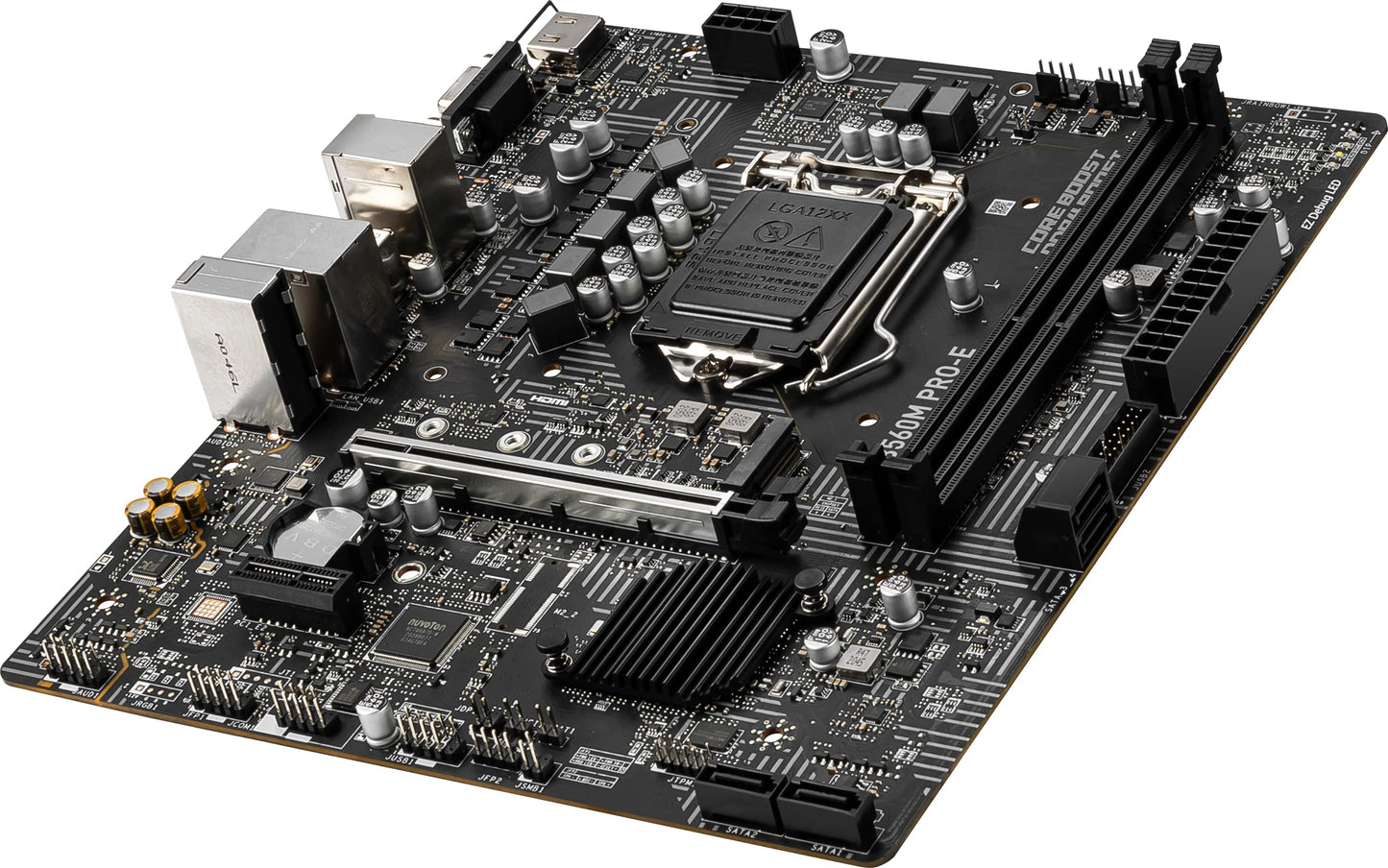 MSI B560M PRO-E ProSeries Motherboard (mATX, 11th/10th Gen Intel Core, LGA 1200 Socket, DDR4, PCIe 4, M.2 Slot, USB 3.2, Gbps LAN)