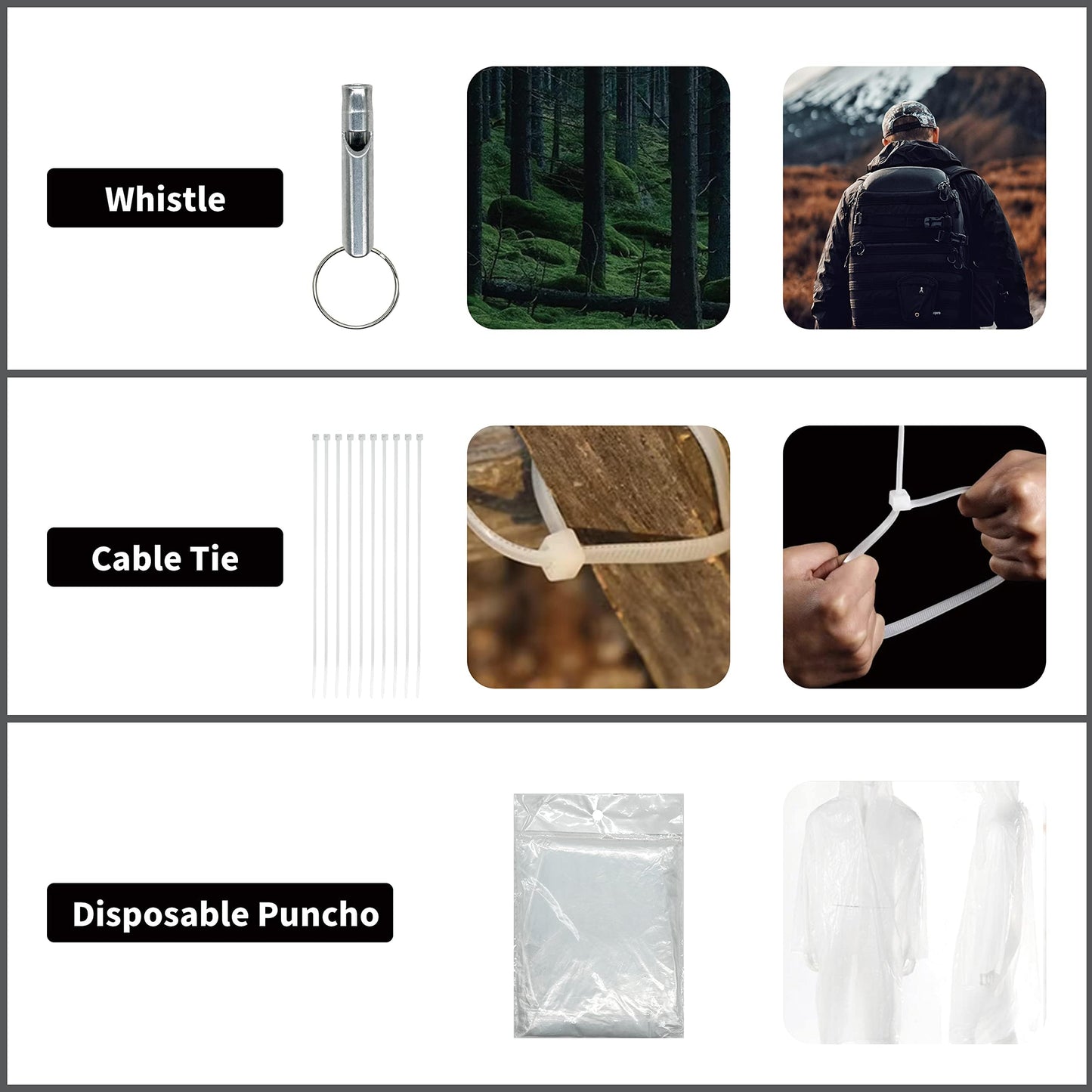RHINO RESCUE Survival First Aid Kit, Emergency Kit Molle Pouch IFAK Medical Kit for Vehicles Car Camping Backpacking Hiking Hunting Ranger Green