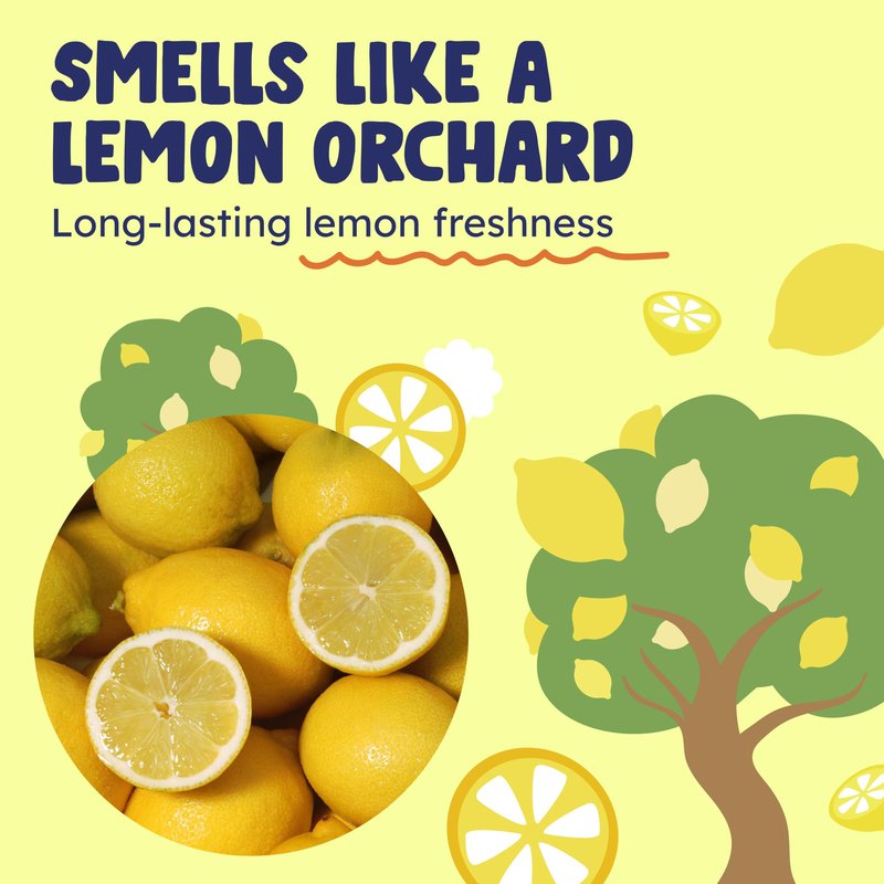 Originally Yellow Hand Soap Infused with Organic Lemon | Gentle Hand Soap |, 16 Fl Oz (3-Pack)