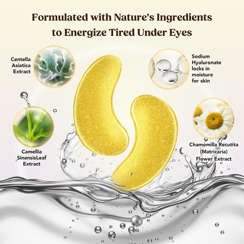DERMORA Golden Glow Under Eye Patches