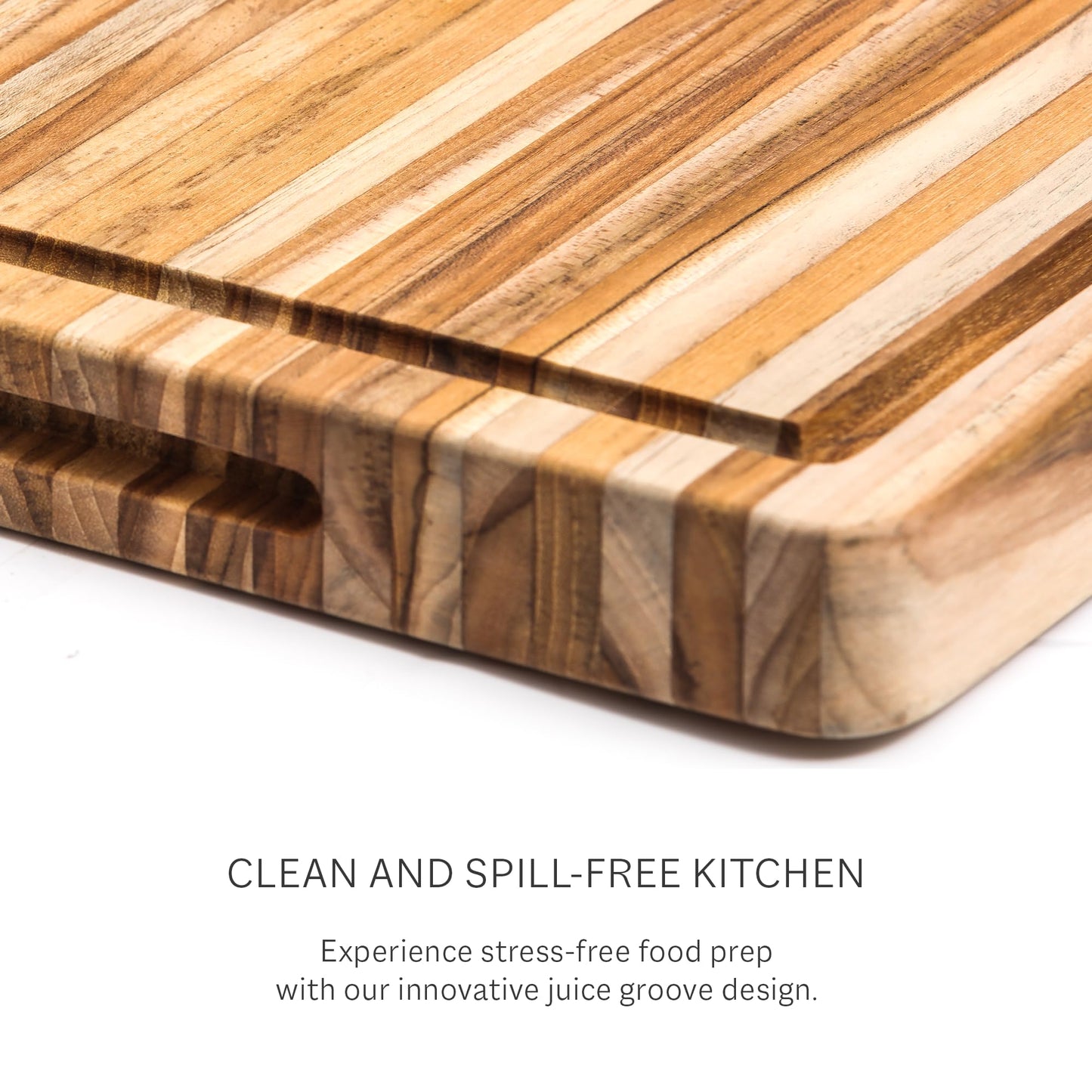 Teakhaus Butcher Block Cutting Board - Large Wooden Cutting Board - Holiday Gift Ideas for Men and Women - Gift-Ready End Grain Wood, Knife Friendly - FSC Certified