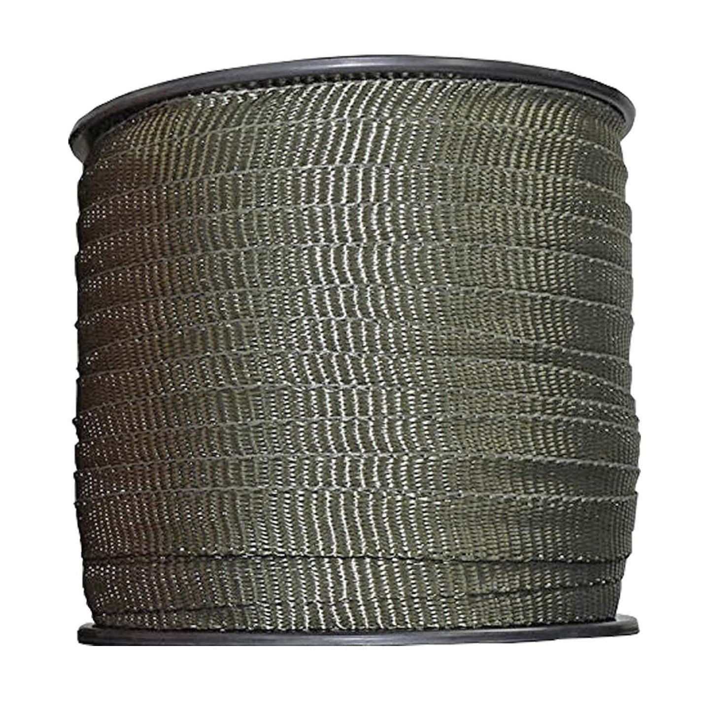 Habitech 250' Tree Tie Strap Staking and Guying Material - Made in USA - 1,800 Lbs Strength, Olive Green