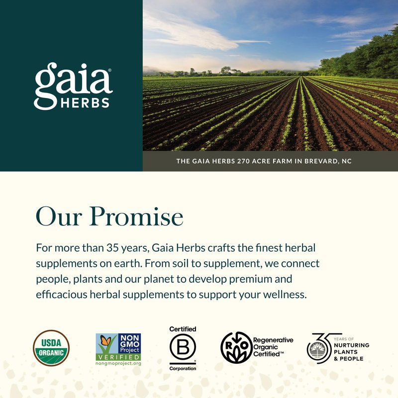 Gaia Herbs Astragalus Supreme - Immune & Antioxidant Support* - Herbal Supplement with Astragalus Root, Schisandra Berry & Ligustrum - 60 Vegan Liquid Phyto-Caps (30 Servings)