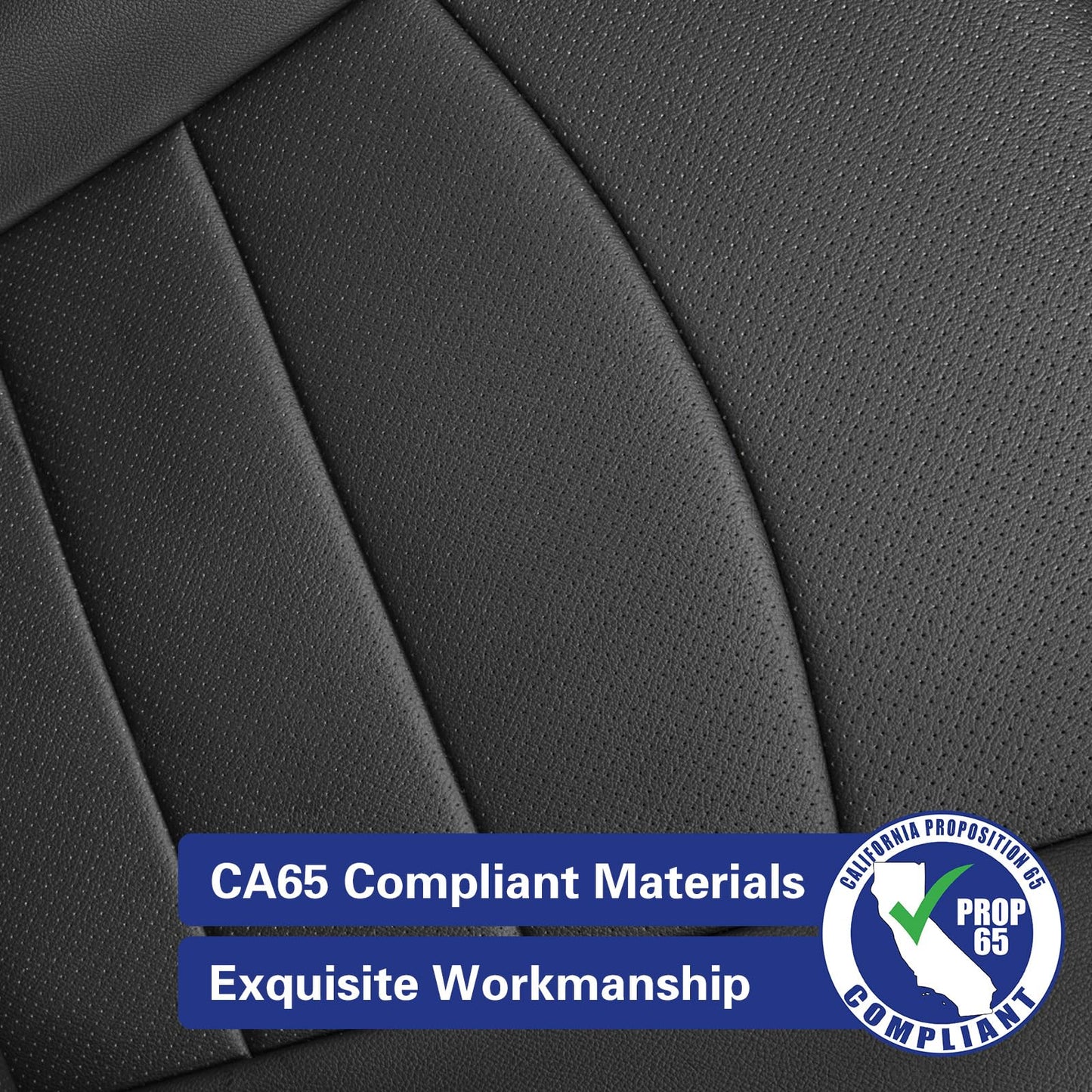 EKR 4runner Seat Covers Full Set 7 Seats 2025 2026,Car Seat Cover for Toyota 4 Runner,Custom Car Seat Protector Waterproof,Leather Car Seat Cushion,Black Car Seat Cover,Leather(Black)