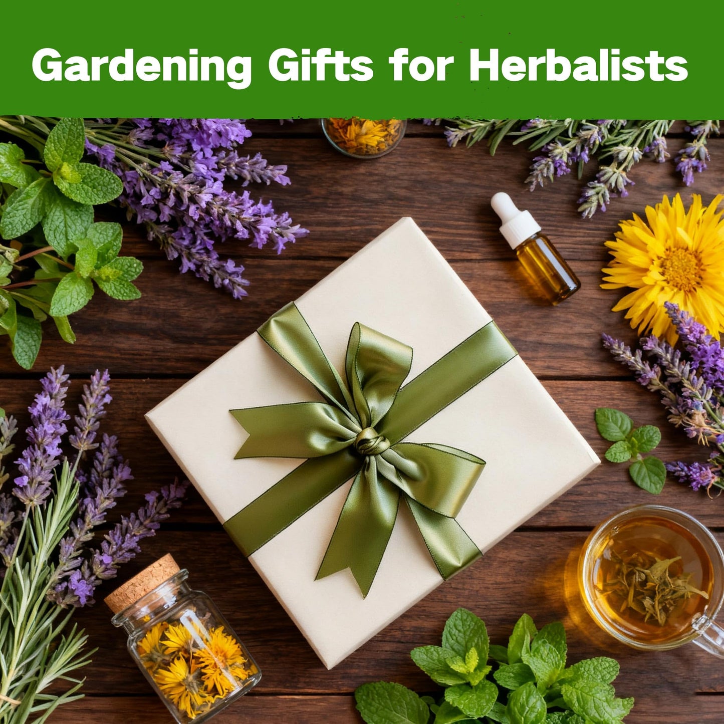 Lush&Dew Ancestral Apothecary Medicinal Tea Herb Seed Chest, 36,000+ Non-GMO Survival Seed Kit, Gardening Gifts for Women Men, 40 Types Heirloom Garden Seeds for Planting Herbs, Raised Bed Windowsill