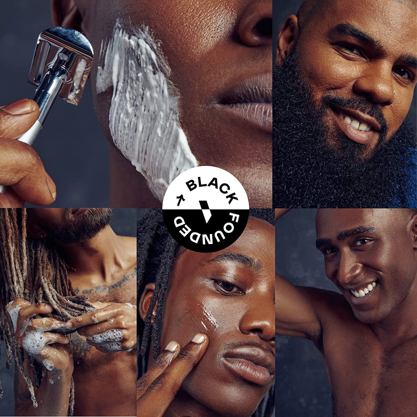 Shaving Brush and Shaving Cream Bundle by Bevel - Includes Vegan Hair Brush and Shaving Cream for Men, Works with Safety Razor, Prevents Razor Bumps
