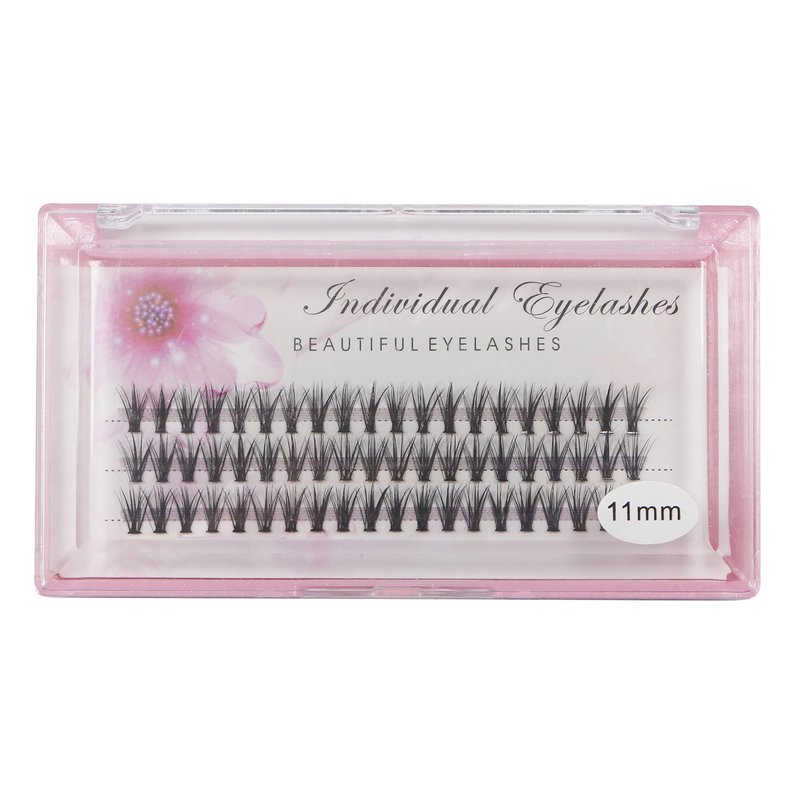 Bodermincer 20D 0.07mm Thickness 8-22mm To Choose Grafting False Eyelashes False Eyelashes Individual Natural Long Mink Fake Eyelashes Extension Handmade Bulk Wholesale (5 Packs-11mm)