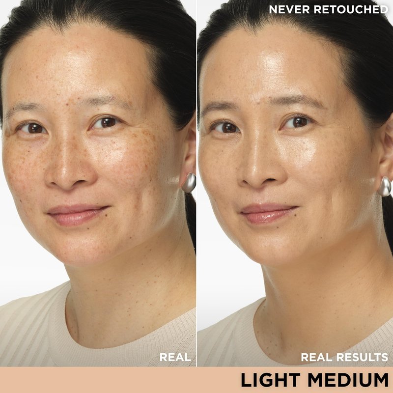 IT Cosmetics CC+ Nude Glow (Light Medium) - Medium Coverage Foundation with SPF 40 & Brightening Glow Serum, Lightweight Skin Tint, 2% Niacinamide + Hyaluronic Acid, Up to 24H Hydration - 1.08 fl oz