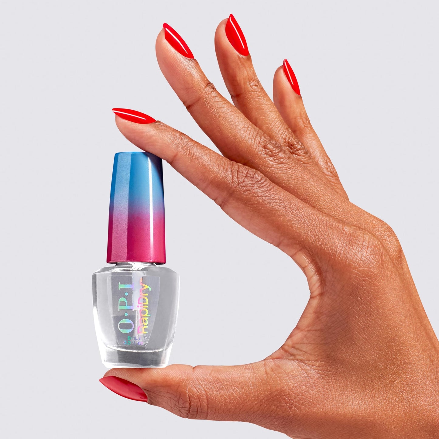 OPI RapiDry Clearly Fast Clear Coat | 3-in-1 Quick Drying Top Coat, Base Coat, Glossy Nail Topper | Vegan, Smudge Proof, Fast Drying