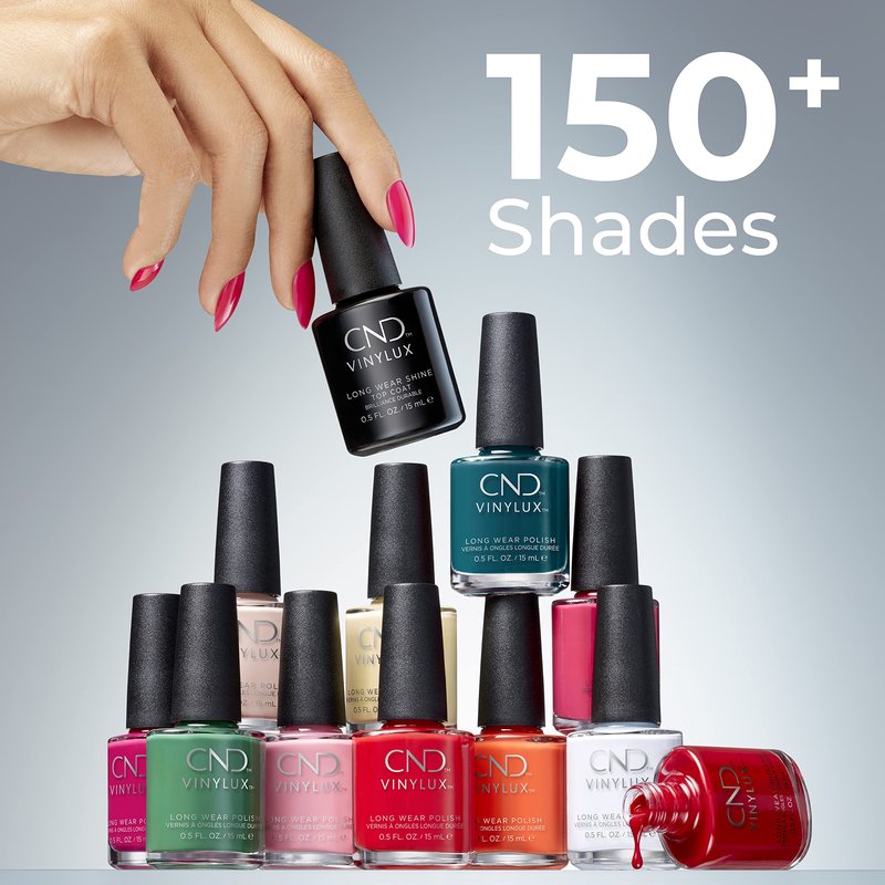 CND Vinylux Longwear Metallic Nail Polish, Gel-like Shine & Chip Resistant Color, 0.5 Fl Oz