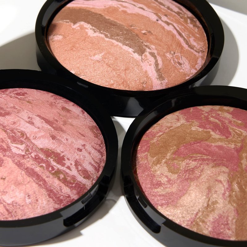 Baked Blush-n-Bronze, Earthy Bronze + Dual-Ended Blush + Bronzer Brush