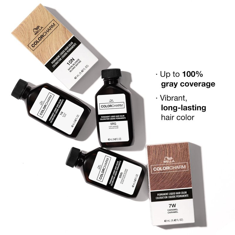 COLORCHARM Permanent Liquid Hair Color | 8NN Intense Light Blonde | Up to 100% Gray Coverage | 1.42 Fl Oz