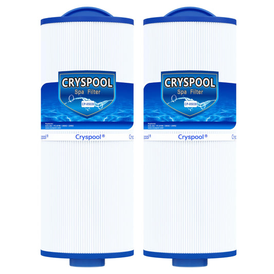 Cryspool® 05039 Filter Compatible with Marquis 35, Marquis Spa 20042, 20092, 370-0240, PPM35SC-F2M, 5CH-352, FC-0196, 35 Sq. Ft Spa Filter Cartridge, 2 Pack