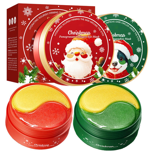 Minfei 120PCS Christmas Stocking Stuffers Eye Patches,Under Eye Patches for Puffy Eyes and Dark Circles,Stocking Stuffers for Women, Cheer Gifts,Eye Mask for Reduces Wrinkles Puffiness, Fine Lines