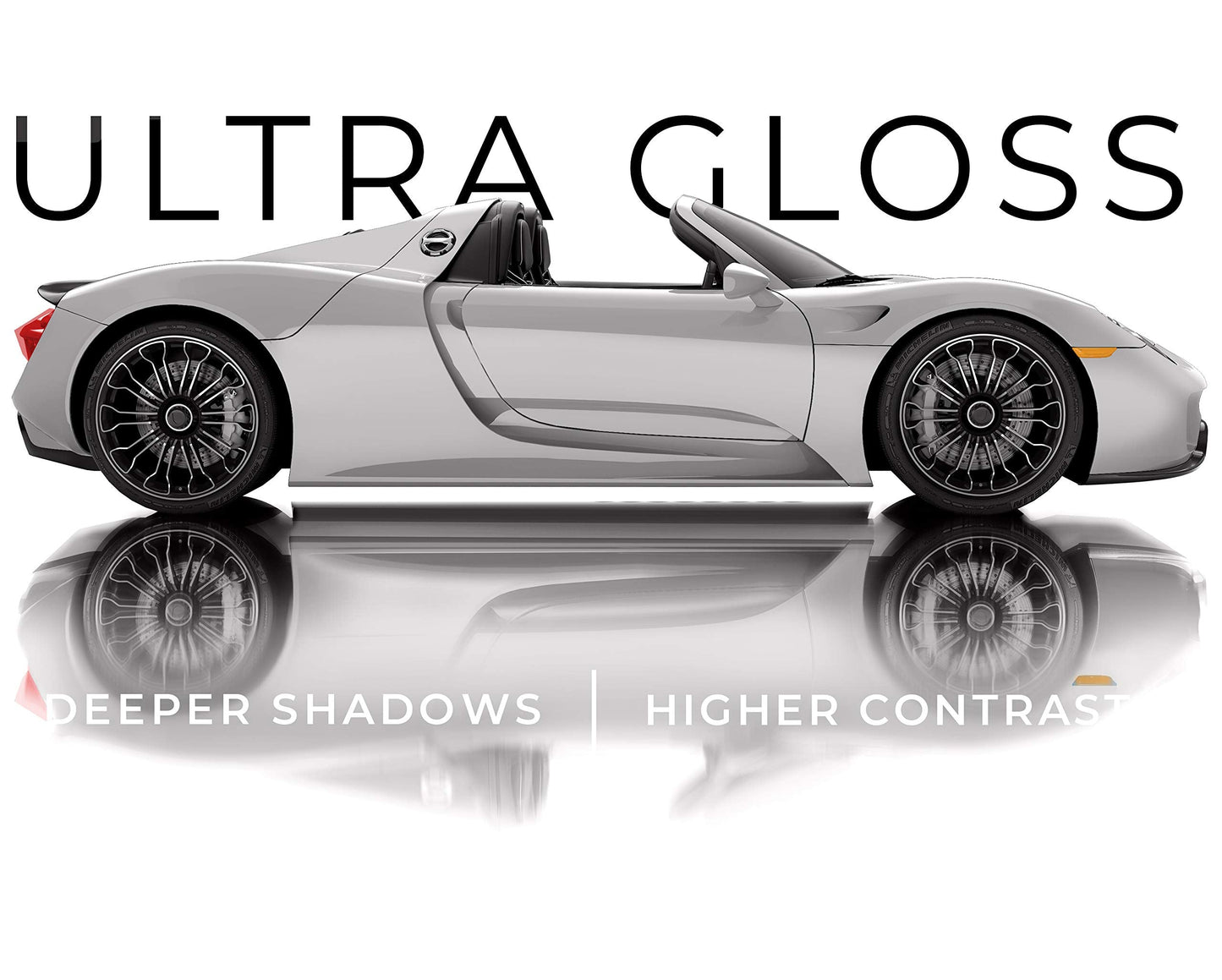 VViViD+ Ultra Gloss Light Chalk Grey Vinyl (50ft x 5ft)