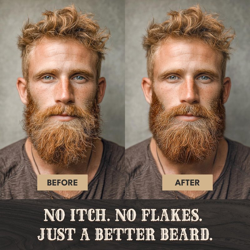 Bronmans Beef Tallow Beard Butter for Men - 4oz - Hydrating Unscented Beard and Skin Balm with Shea Butter - Deeply Moisturizing Tallow