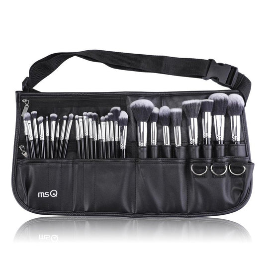 Make up Brushes set 29pcs MSQ Professional Cosmetics Brushes with Adjustable Belt Makeup Bag Foundation Powder Brush Eye Shadows Brushes Concealer Blending Brushes for Women/Girls/Artists/Holiday gift