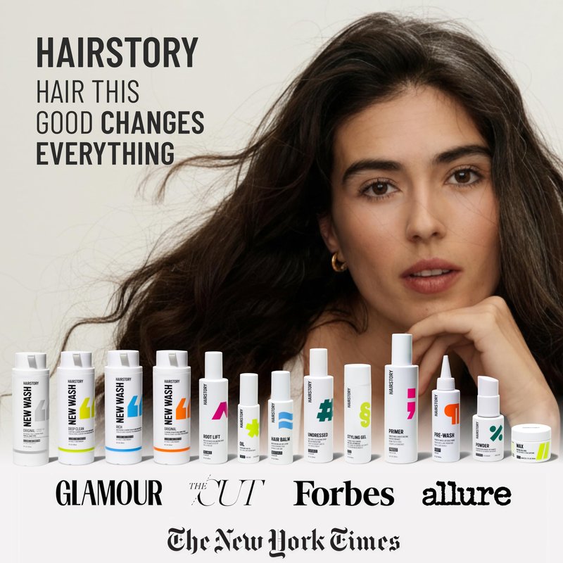 Hairstory Powder – Talc Free Non-Aerosol Dry Shampoo, Absorbs Oil and Adds Volume and Texture Between Washes, All Hair Types, 1.32 Oz