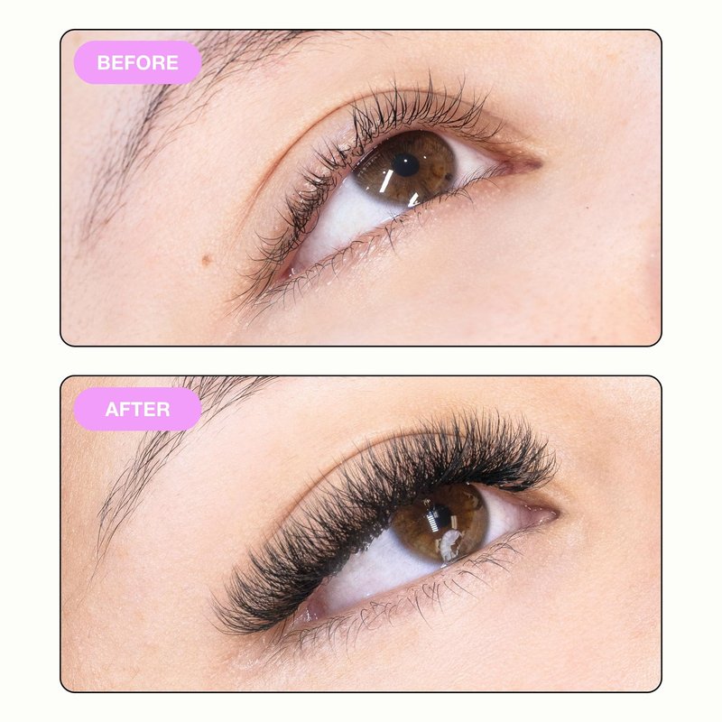 Curacoro W Eyelashes Extensions - 3D Handmade Volume Eyelashes, 0.07 CC Curl 9mm - 15mm Length Mixed Tray, Full Fluffy Volume Look, Long Lasting & Easy Application