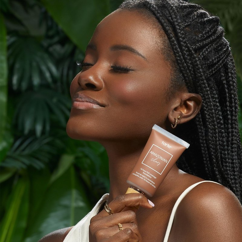 tarte Amazonian clay 16-hour Full Size coverage foundation – Matte Finish Foundation, Vitamin E for Hydration & Smooth Looking Skin, Vegan & Cruelty-Free, full size, fair beige