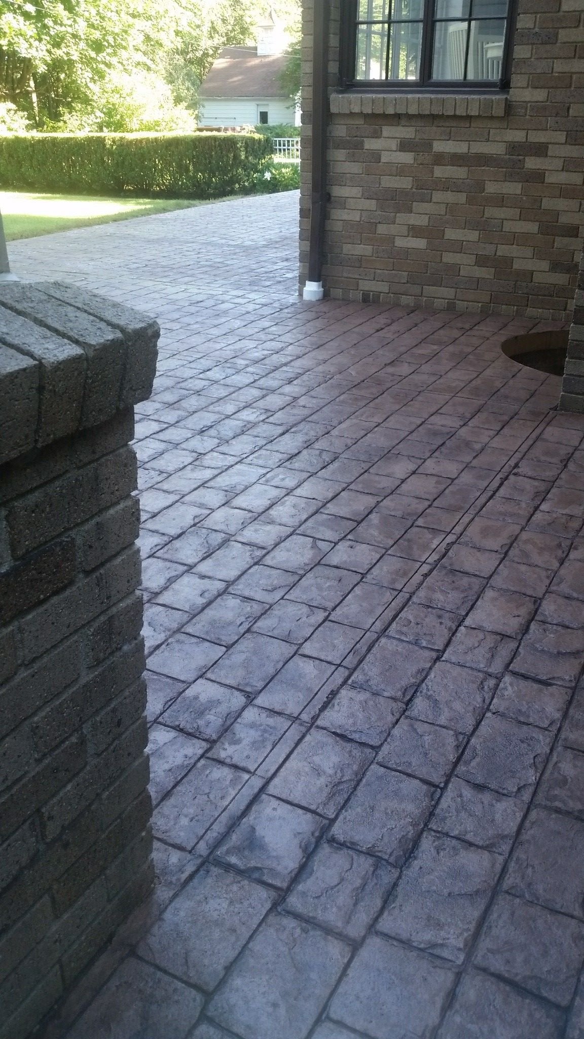Roman Cobble Concrete Stamp Set by Walttools | Classic Decorative Cobblestone Pattern, Sturdy Polyurethane Texturing Mats, Realistic Detail (5 Piece)