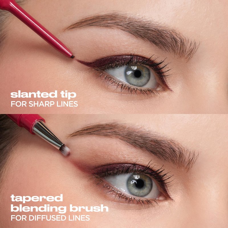 Urban Decay 24/7 Liquid Stick Waterproof Eyeliner - Smudge-Proof, Transfer-Proof, Up to 24HR Wear, Dual-Ended Retractable Gel Liner with Blending Eye Brush - Solar Flick (duochrome copper brown)