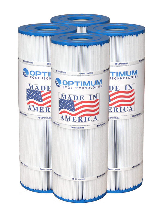 Optimum Pool Technologies® Pool Filter 4-Pack, Compatible Replacement for Pentair® Clean & Clear Plus 320 178580, R173573, Unicel C-7470, Pleatco PCC80, & Filbur FC-1976, FC-6465 Filter Cartridges