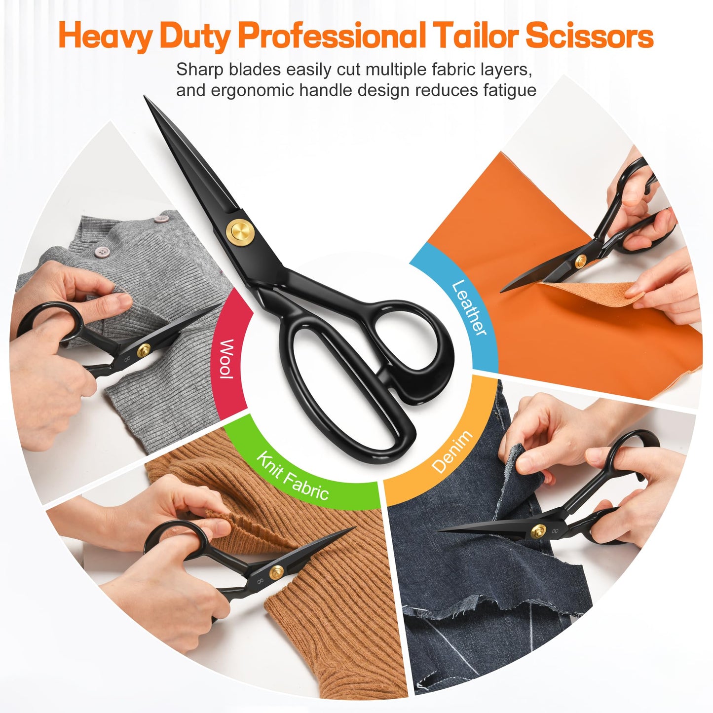 SUTQIGUI Sewing Kit for Adults with Heavy Duty Fabric Scissors, 241 Pcs Newly Upgraded Hand Travel Sewing Kit Professional Needle and Thread Kit, Portable Sewing Supplies for Travel Home Beginners