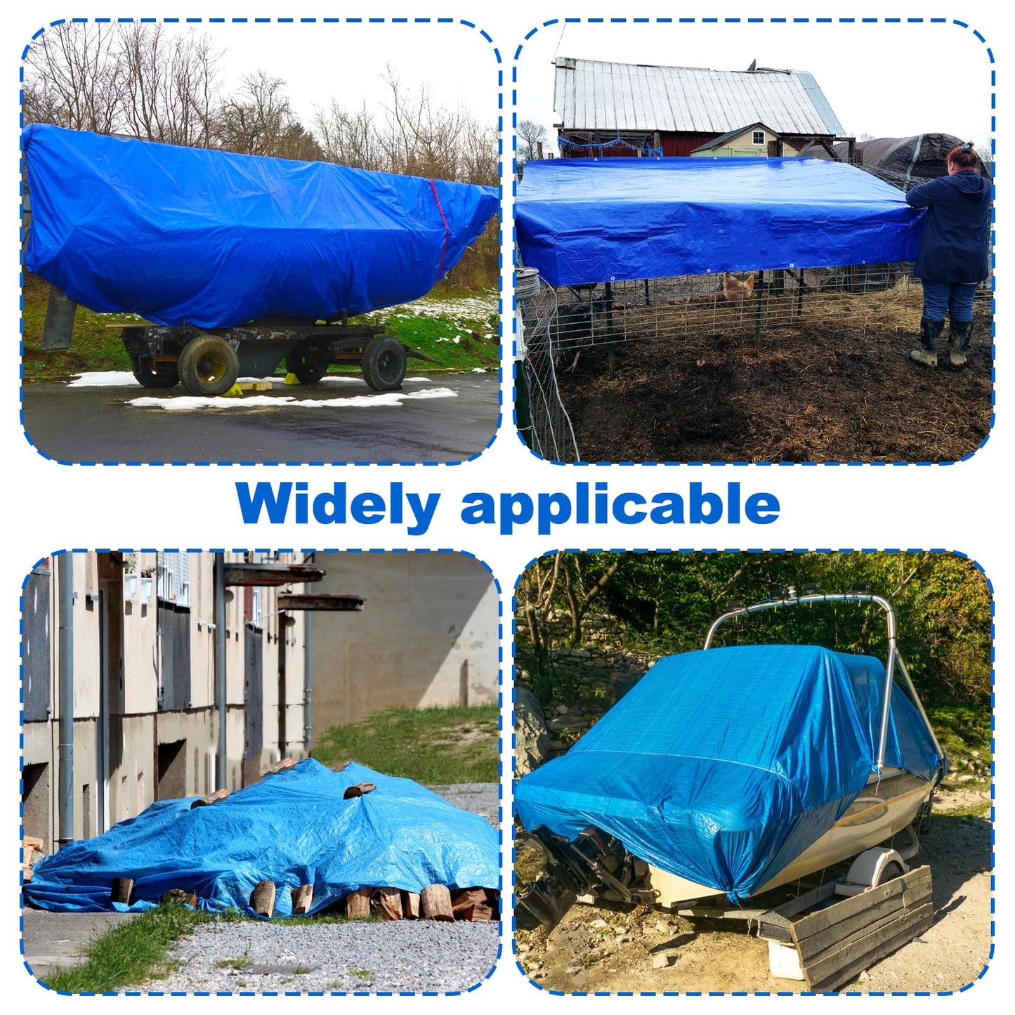 YEXEXINM 13 x 13 Ft Pool Ground Cloths,Swimming Pool Waterproof PE Swimming Pool Liner Pad for Protect Above Ground Pool Blanket for 8ft to 12ft Frame Above Ground Pools Accessories Prevents Punctures