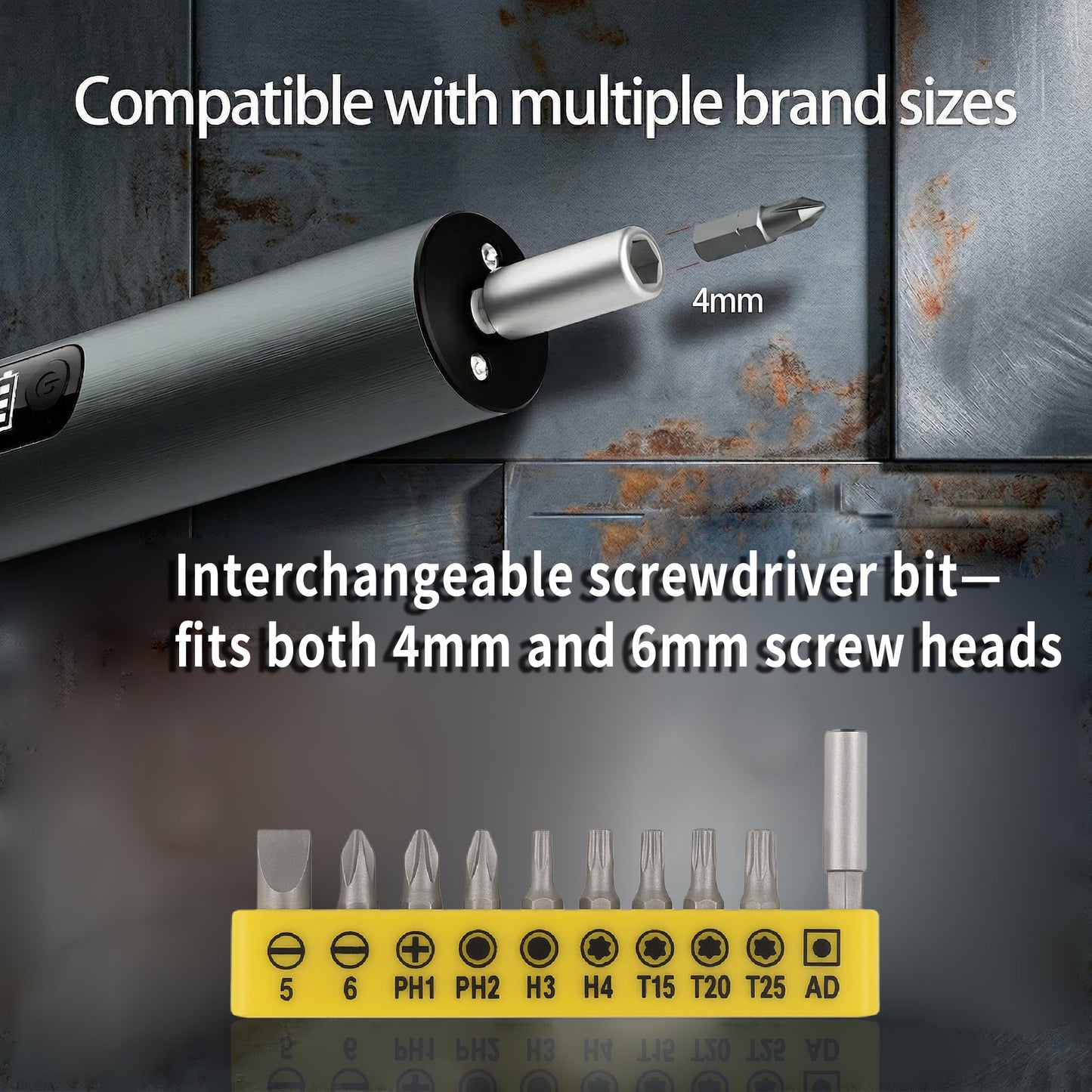 Professional Electric Screwdriver Set with Magnetic Wristband-Multi-Size Mini Precision Magnetic Bits, Quick Screw Removal, Repair Tool Kit for Phone, Camera, Watch, Glasses & Electronics (grey)