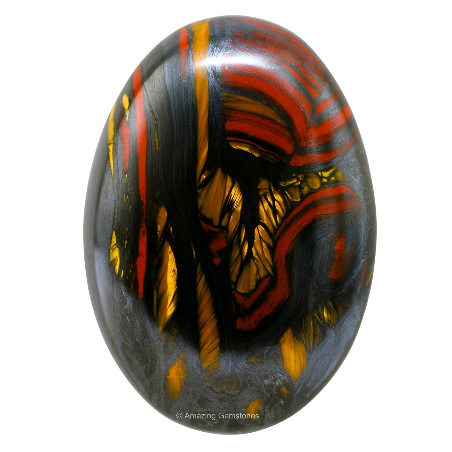 Amazing Gemstone Iron Tiger Eye Crystals and Healing Stones - Large Palm Stone Crystals Piedra - Crystal for Good Luck, Balanced Positive Energy, Meditation - Unique Stocking Stuffers, Gifts for Women