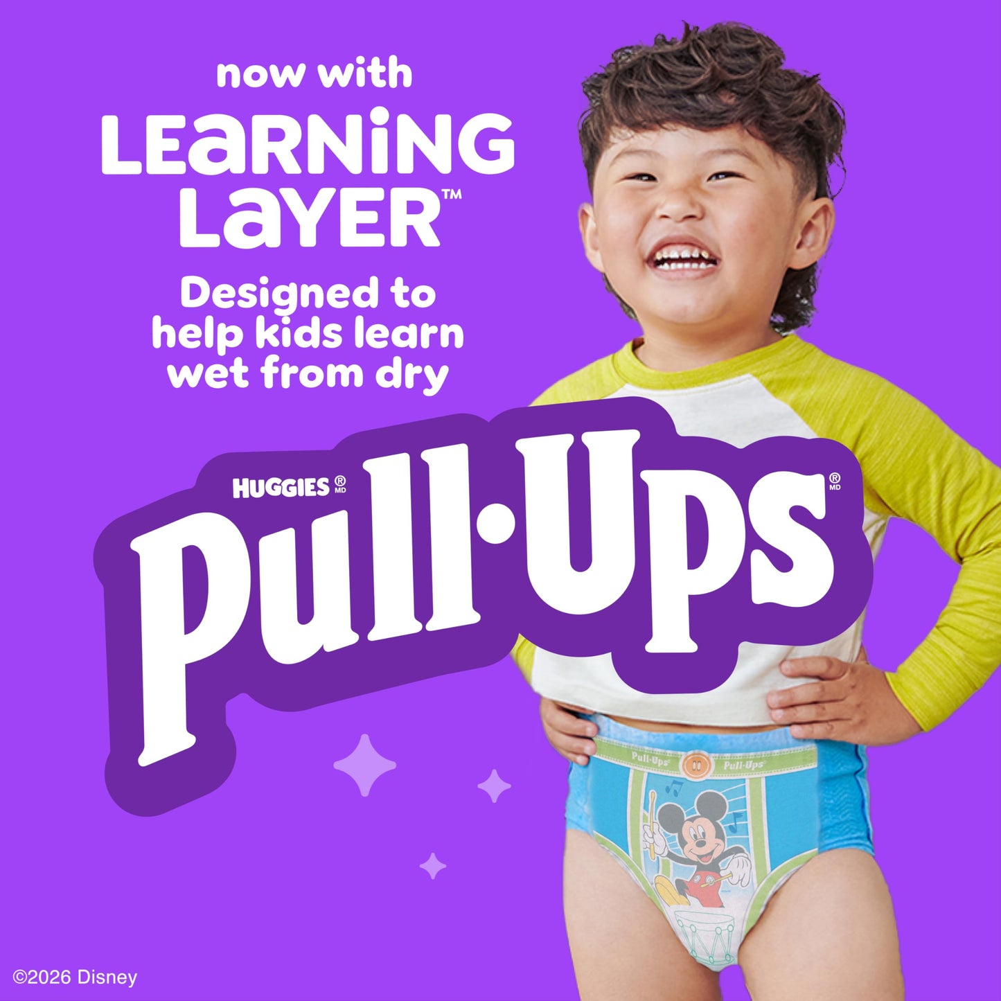 Pull-Ups Boys' Potty Training Pants, Size 6T-7T Training Underwear (55-75 lbs), 72 Count